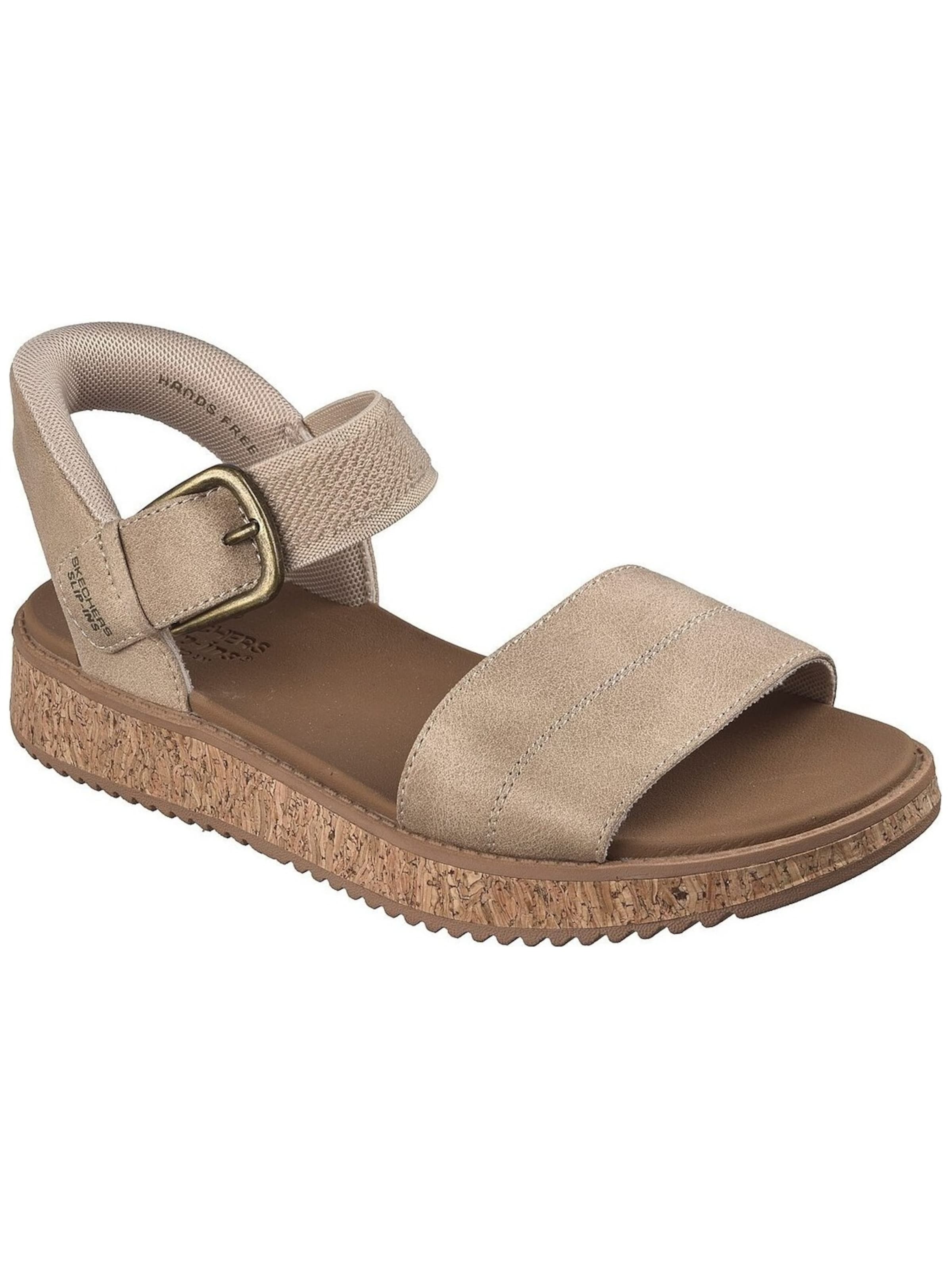 SKECHERS Sandal 'Skechers Bobs Sun Vibe - Be Corky' in Beige: front