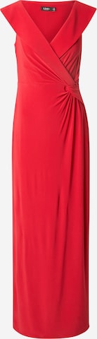 Lauren Ralph Lauren Evening dress 'LEONIDAS' in Red: front