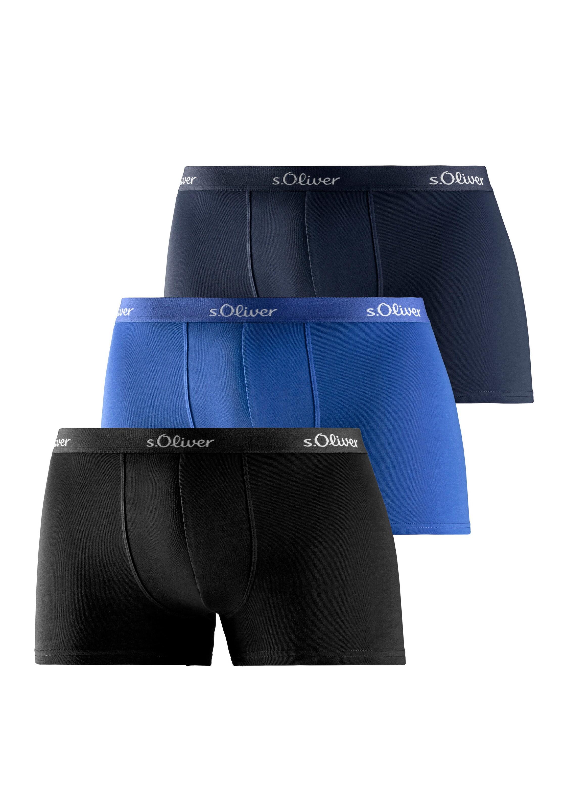 s.Oliver Boxerky – modrá: přední strana