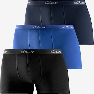 Boxers s.Oliver en bleu : devant