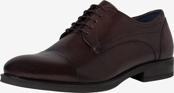 s.Oliver Lace-Up Shoes in Brown: front