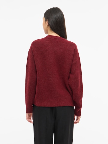 VILA Sweater 'VILuna' in Red