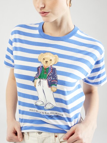 Tricou de la Polo Ralph Lauren pe albastru