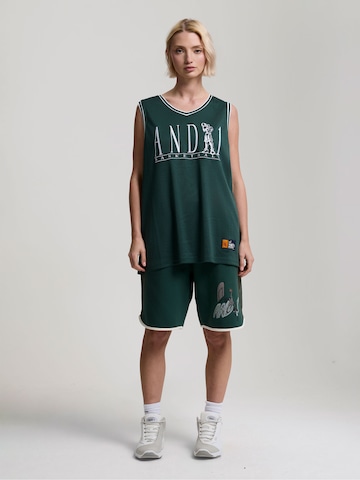 Loosefit Pantalon AND1 en vert