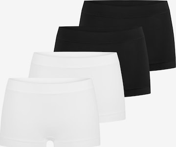 SCHIESSER Boyshorts 'Unique Micro' in Black: front