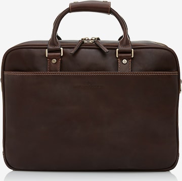 Castelijn & Beerens Document Bag 'Verona' in Brown: front