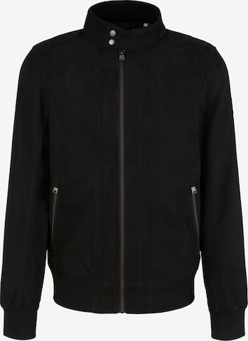 TOM TAILOR Between-Season Jacket in Black: front