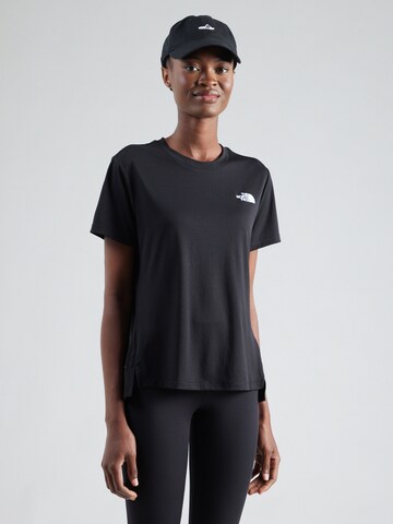 THE NORTH FACE Функциональная футболка 'Flex' в Черный: спереди
