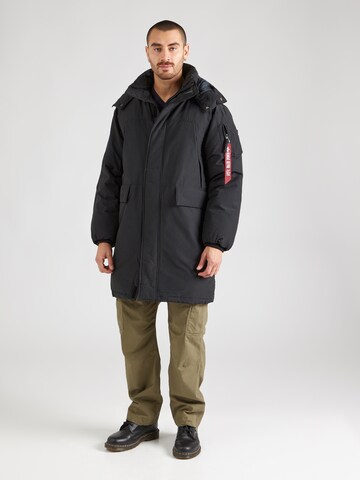 ALPHA INDUSTRIES - Parca de entretiempo en negro: frente