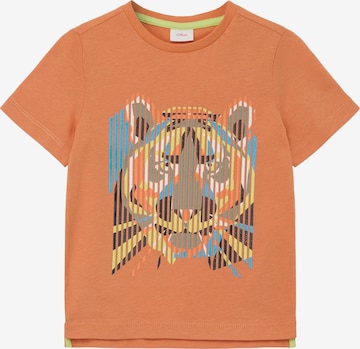 s.Oliver Shirt in Oranje: voorkant