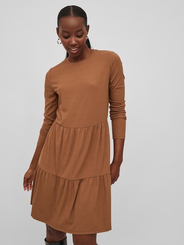 VILA Dress 'Wonda' in Brown: front