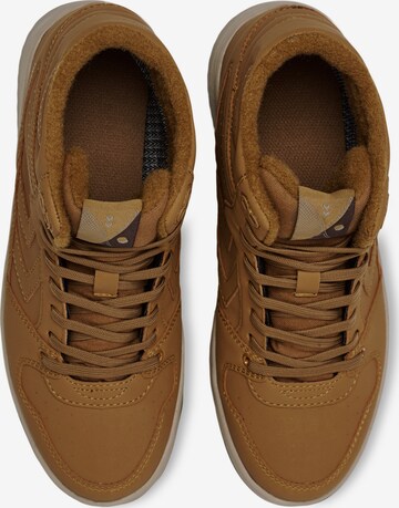 Hummel High-Top Sneakers in Brown