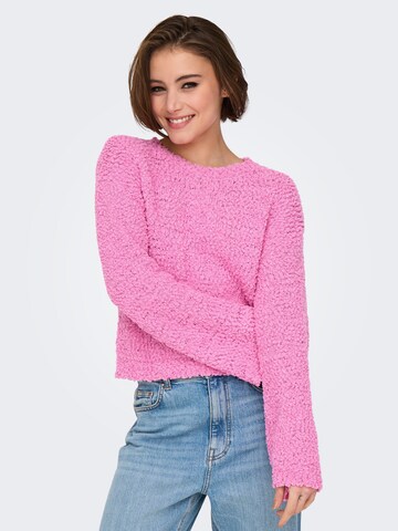 Pullover 'ONLGloria' di ONLY in rosa: frontale