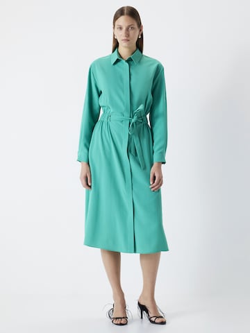 Ipekyol Shirt Dress in Green: front