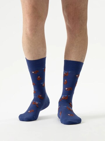 Von Jungfeld Socks 'Faultier Icon' in Blue