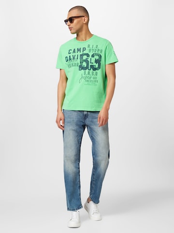 CAMP DAVID Regular Jeans in Blau