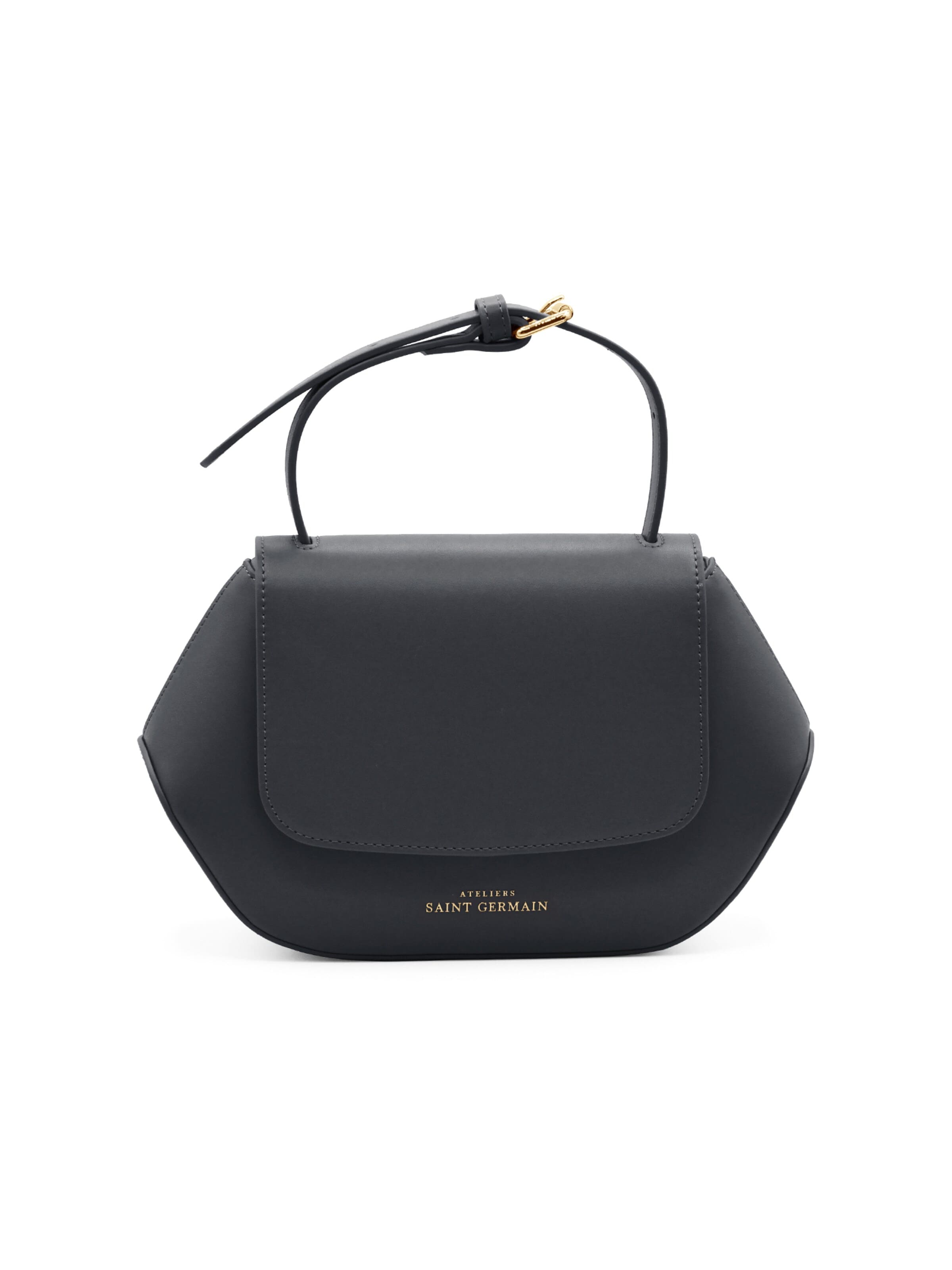 Ateliers Saint Germain Shoulder Bag 'SAINT GERMAIN' in Black: front
