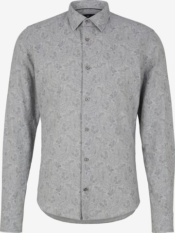 JOOP! Button Up Shirt 'Pit' in Grey: front