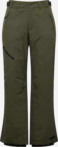 ICEPEAK Štandardný strih Outdoorové nohavice 'COLMAN' - Zelená: predná strana