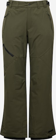 ICEPEAK - regular Pantalón de montaña 'COLMAN' en verde: frente