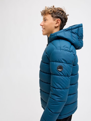Jack & Jones Junior Winterjas in Blauw