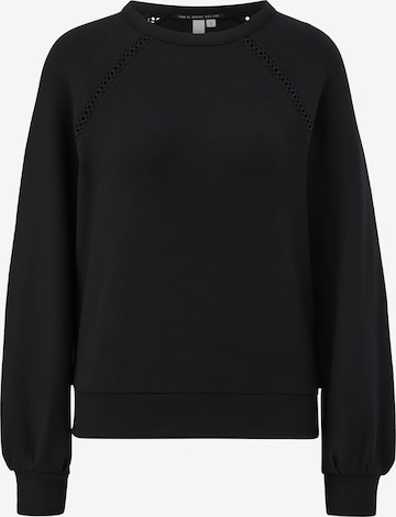 QS Sweatshirt in Black: front