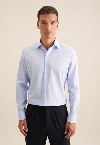 SEIDENSTICKER Regular fit Business shirt in Blue: front