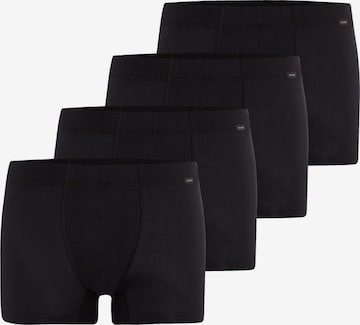 Hanro Boxershorts 'Cotton Essentials' in Schwarz: Vorderseite
