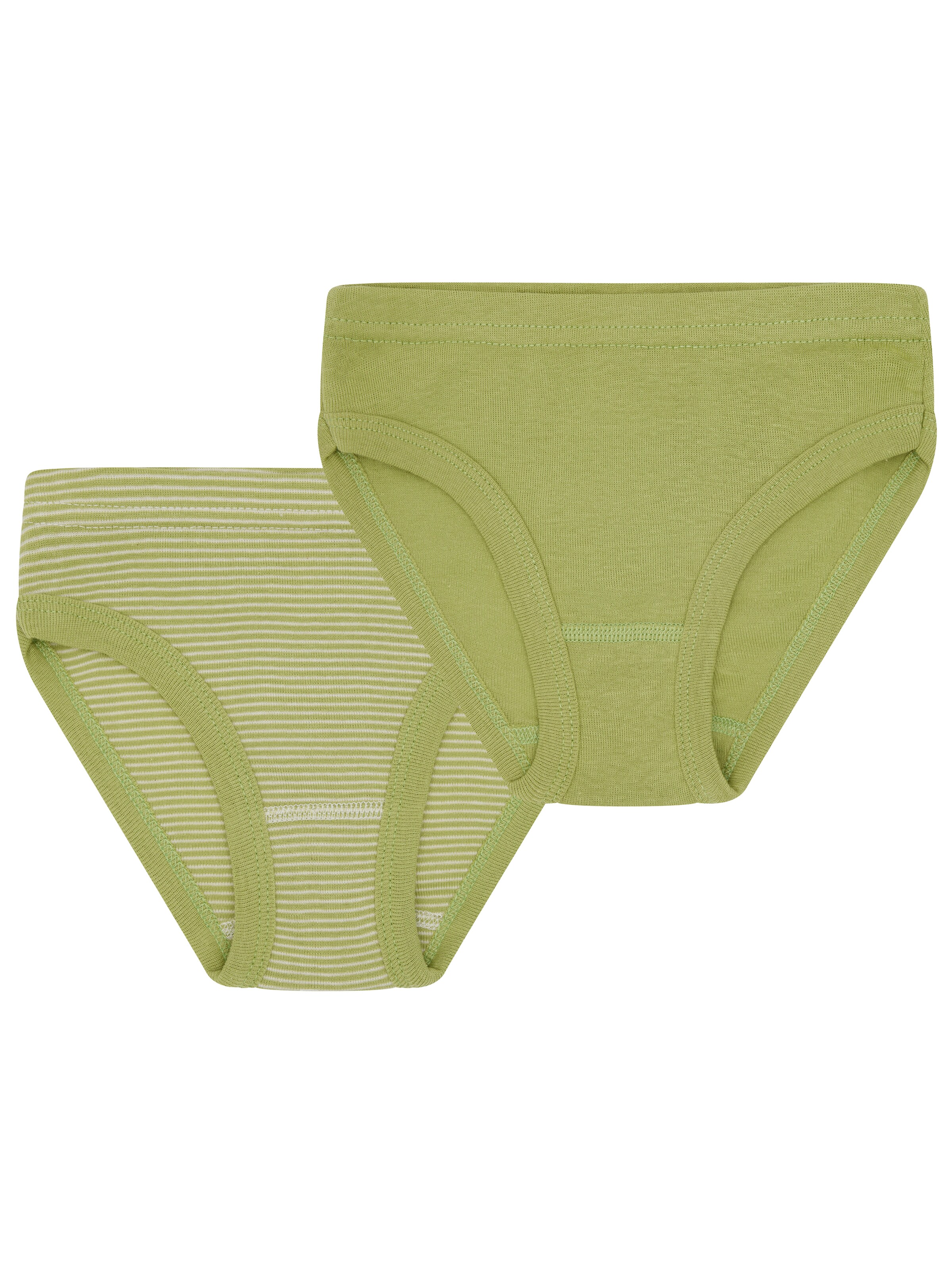 loud + proud Underpants in Green: front