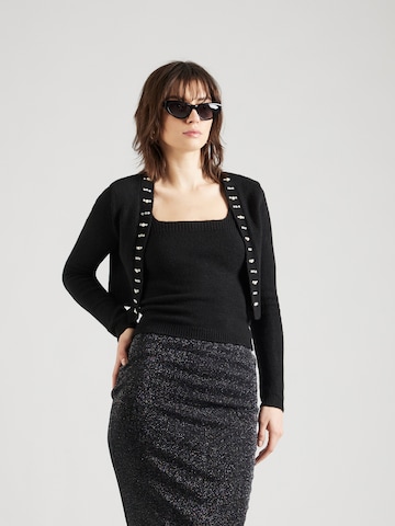 Cardigan River Island en noir : devant