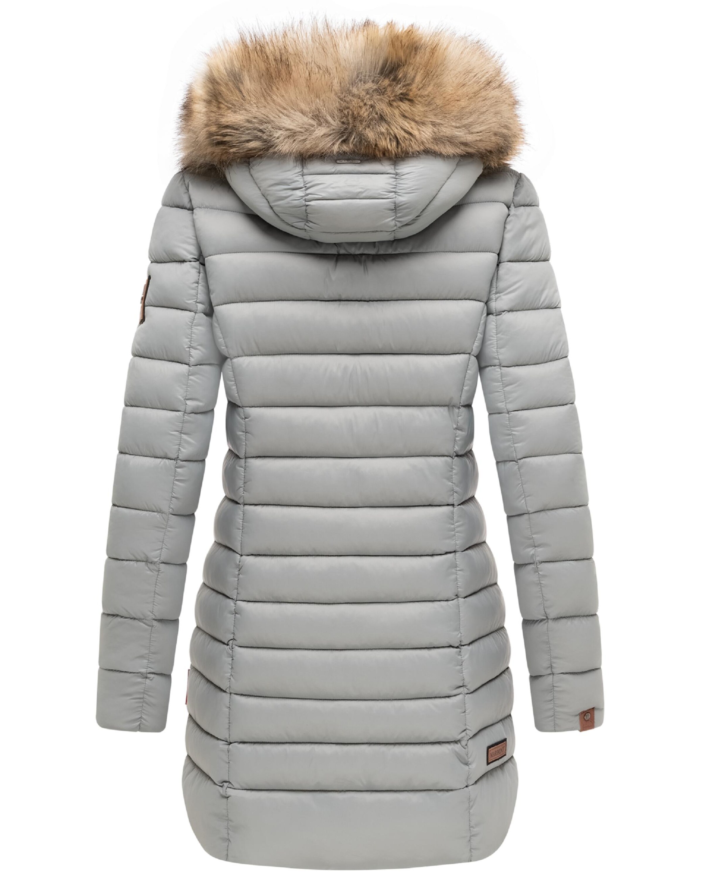 MARIKOO Winter coat 'Rose' in Grey