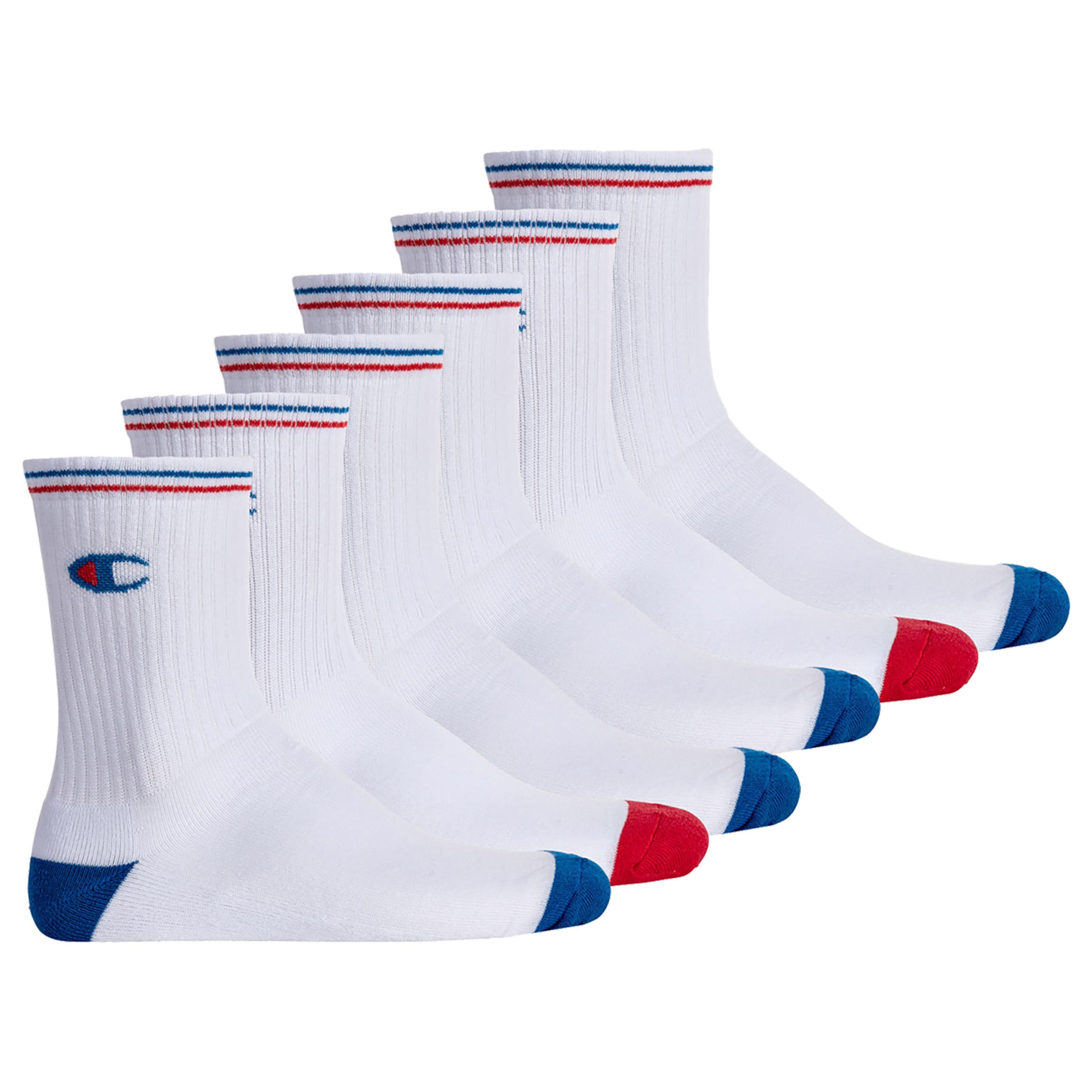 Chaussettes Champion Authentic Athletic Apparel en blanc : devant