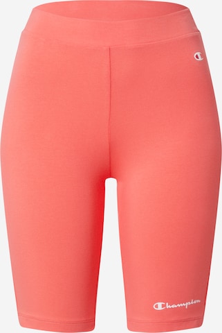 Skinny Pantaloni sport de la Champion Authentic Athletic Apparel pe roz: față