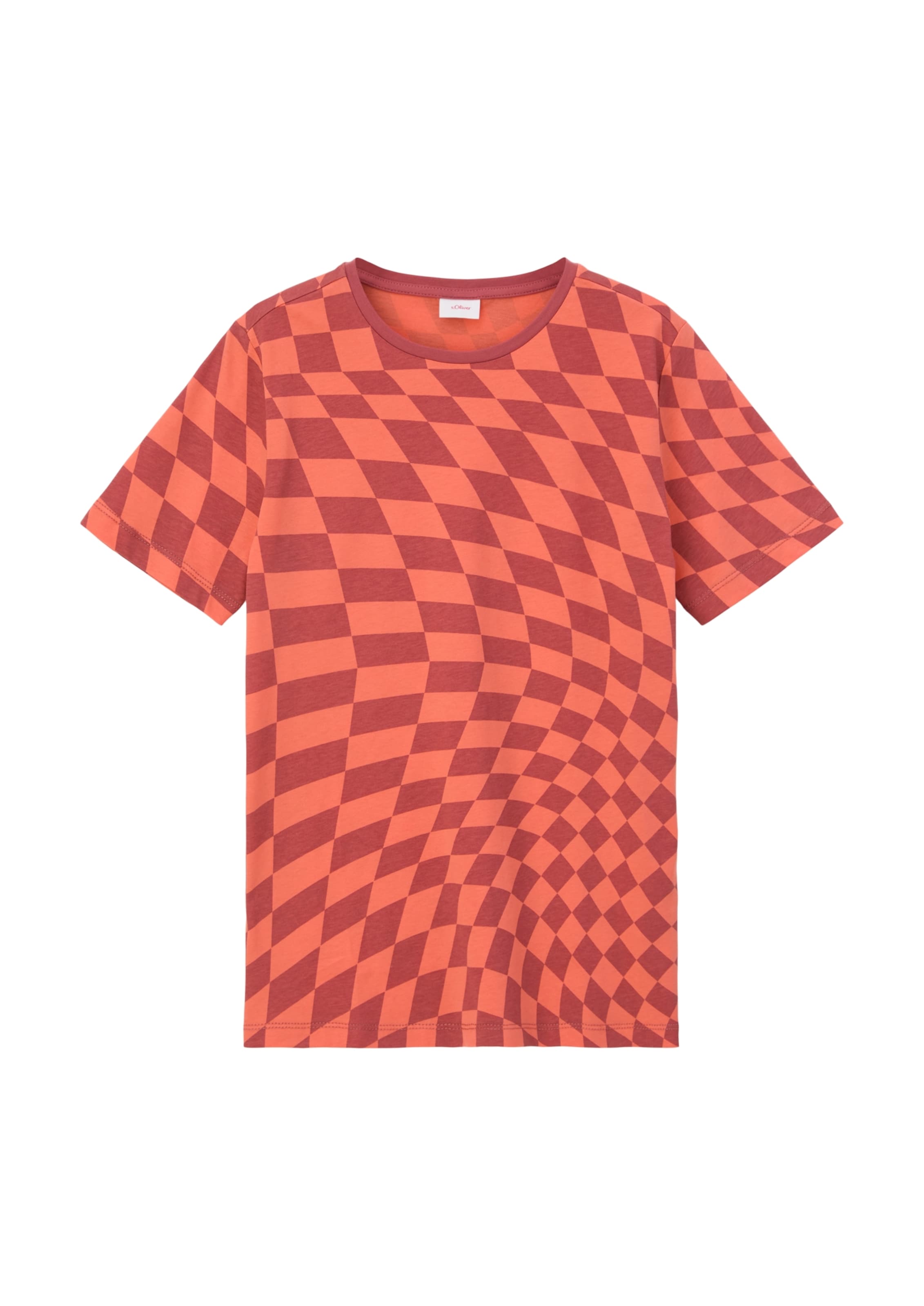 T-Shirt s.Oliver en orange : devant