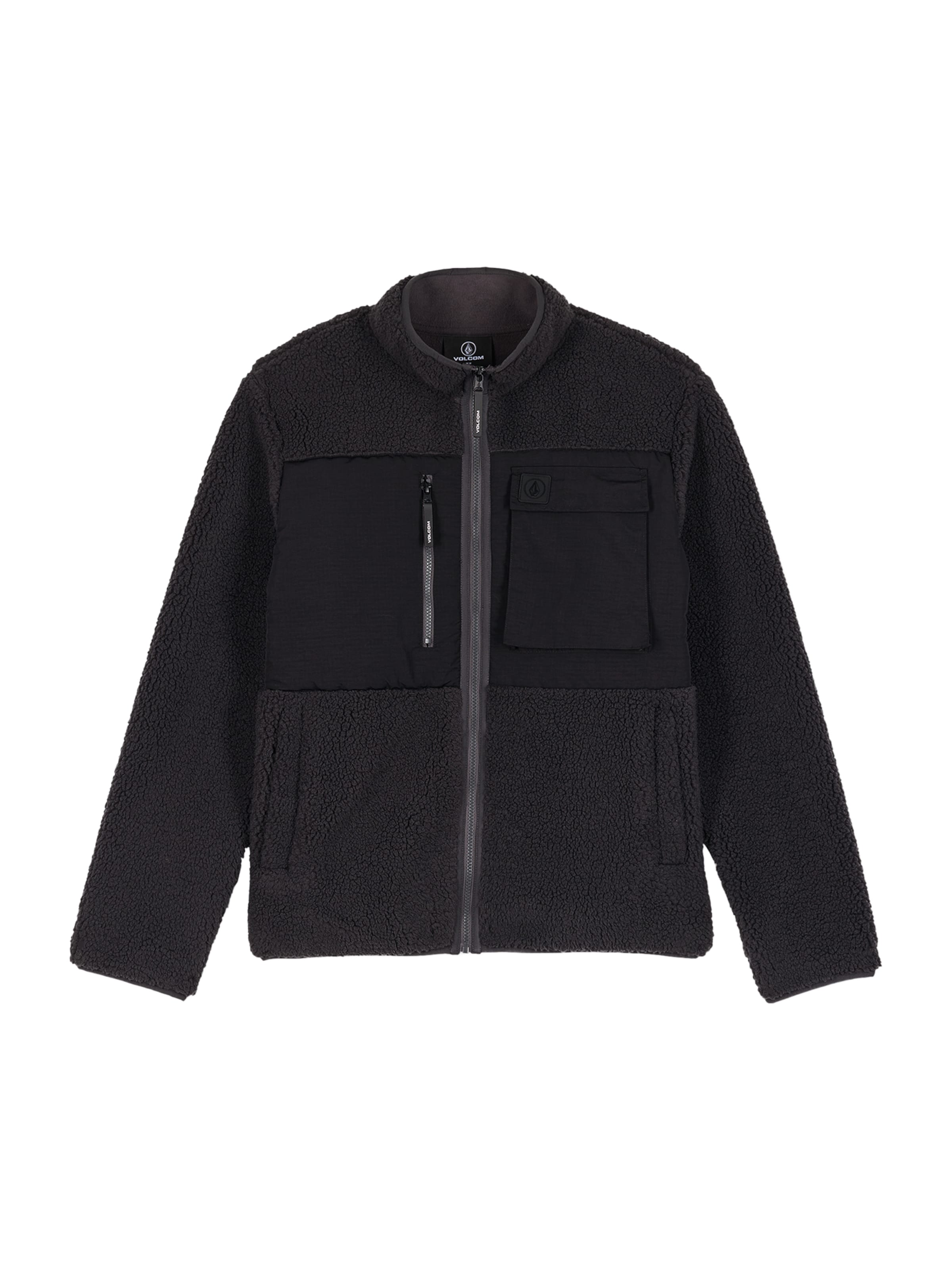 Veste en polaire 'Storm Stone' Volcom en noir : devant