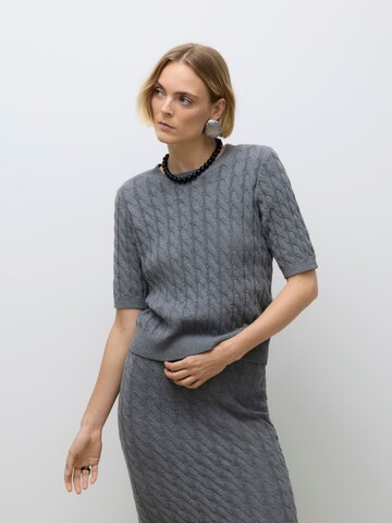 Pull-over 'VMLorella' VERO MODA en gris : devant
