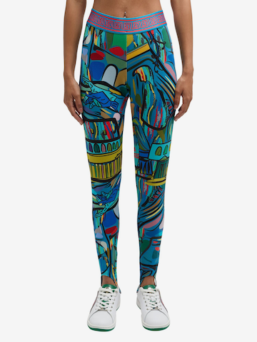 Carlo Colucci Regular Leggings ' De Simone ' in Mixed colors: front