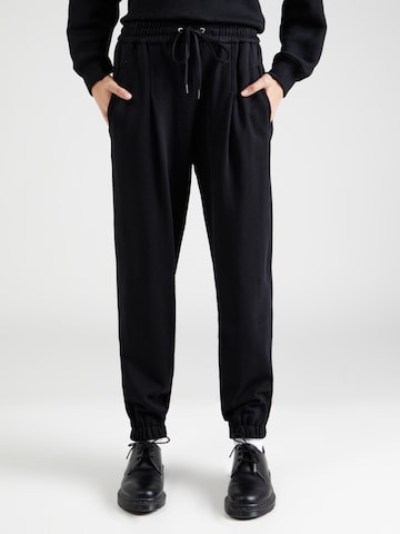 3.1 Phillip Lim Tapered Pleat-front trousers in Black: front