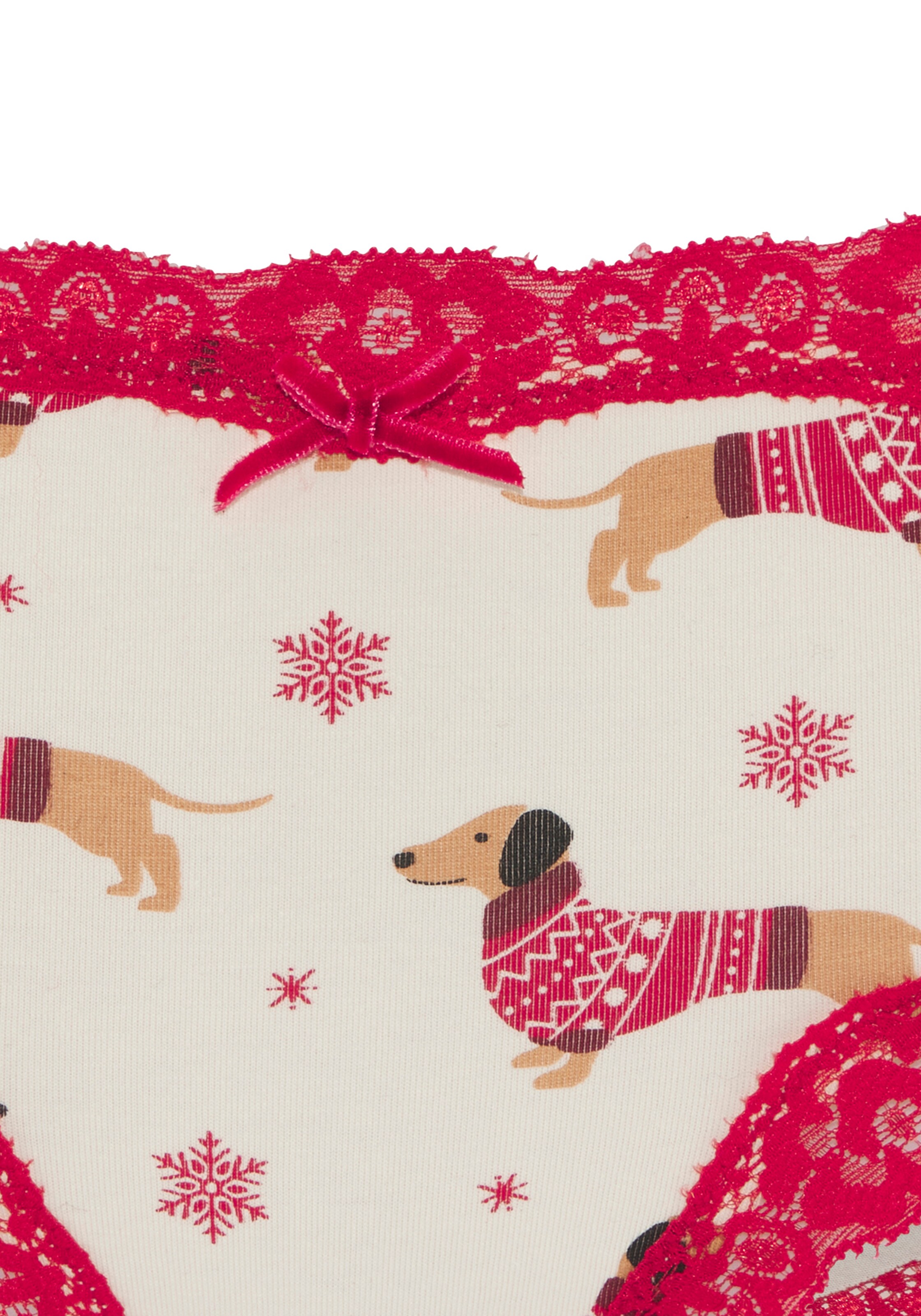 Slip LASCANA en rouge