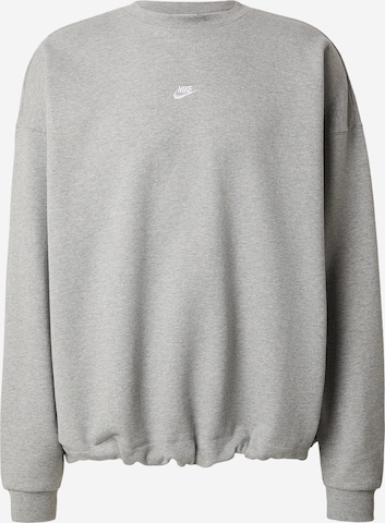 Sweat-shirt 'CLUB' Nike Sportswear en gris : devant