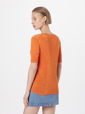 System Action - Pullover 'CREPPI' em laranja