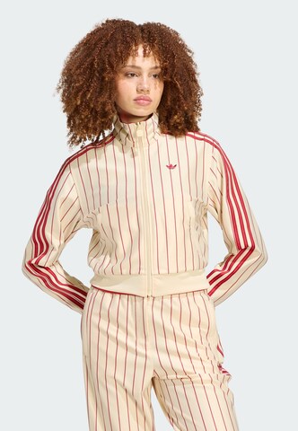 ADIDAS ORIGINALS Sweatjacke 'FIREBIRD' in Beige: Vorderseite
