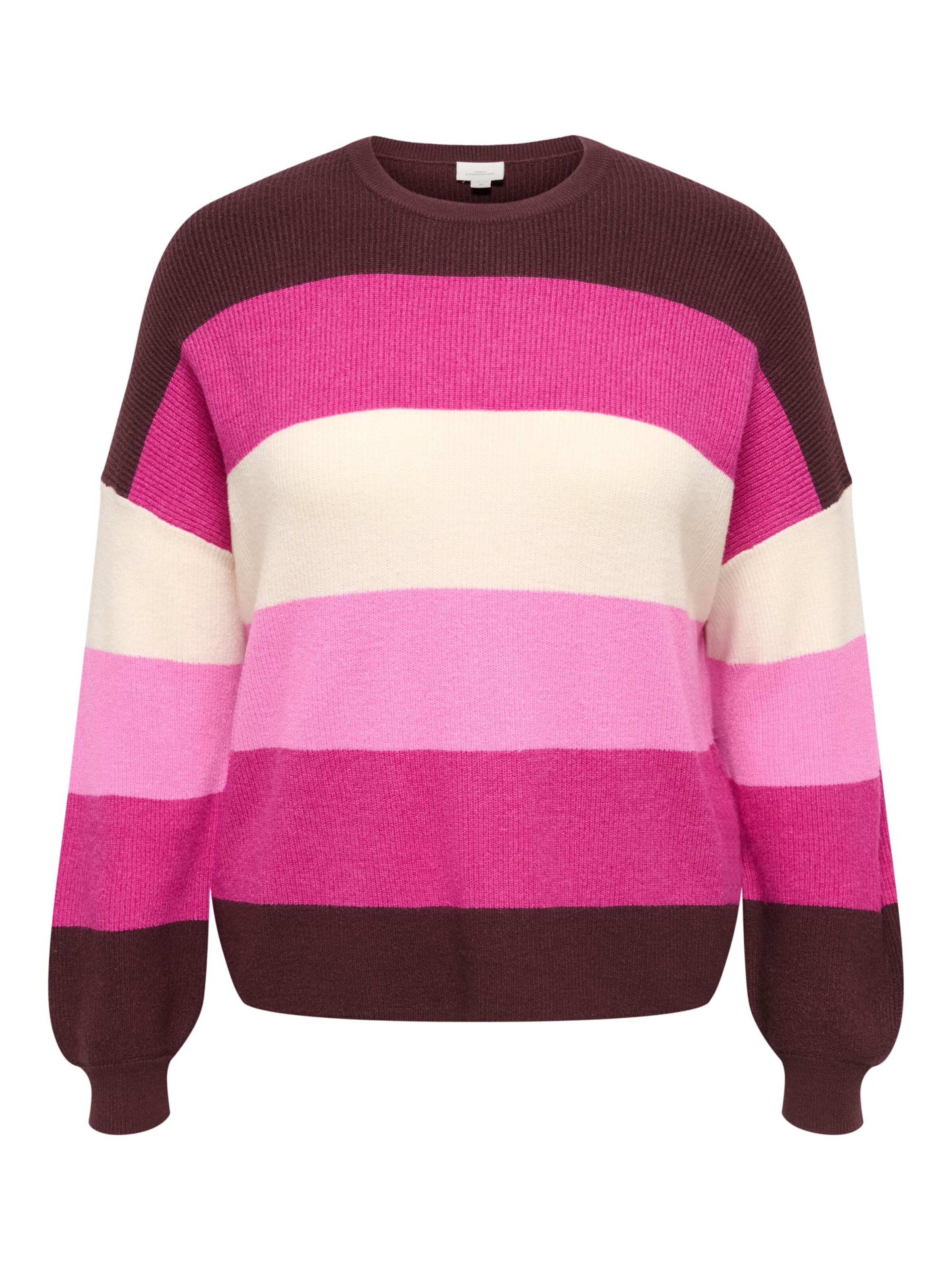 ONLY Carmakoma Pullover 'CARAtia' in Rot: Vorderseite