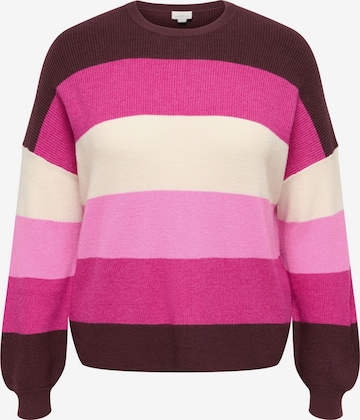 ONLY Carmakoma Pullover 'CARAtia' in Rot: Vorderseite