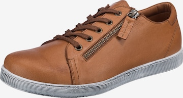 ANDREA CONTI Sneakers in Brown: front