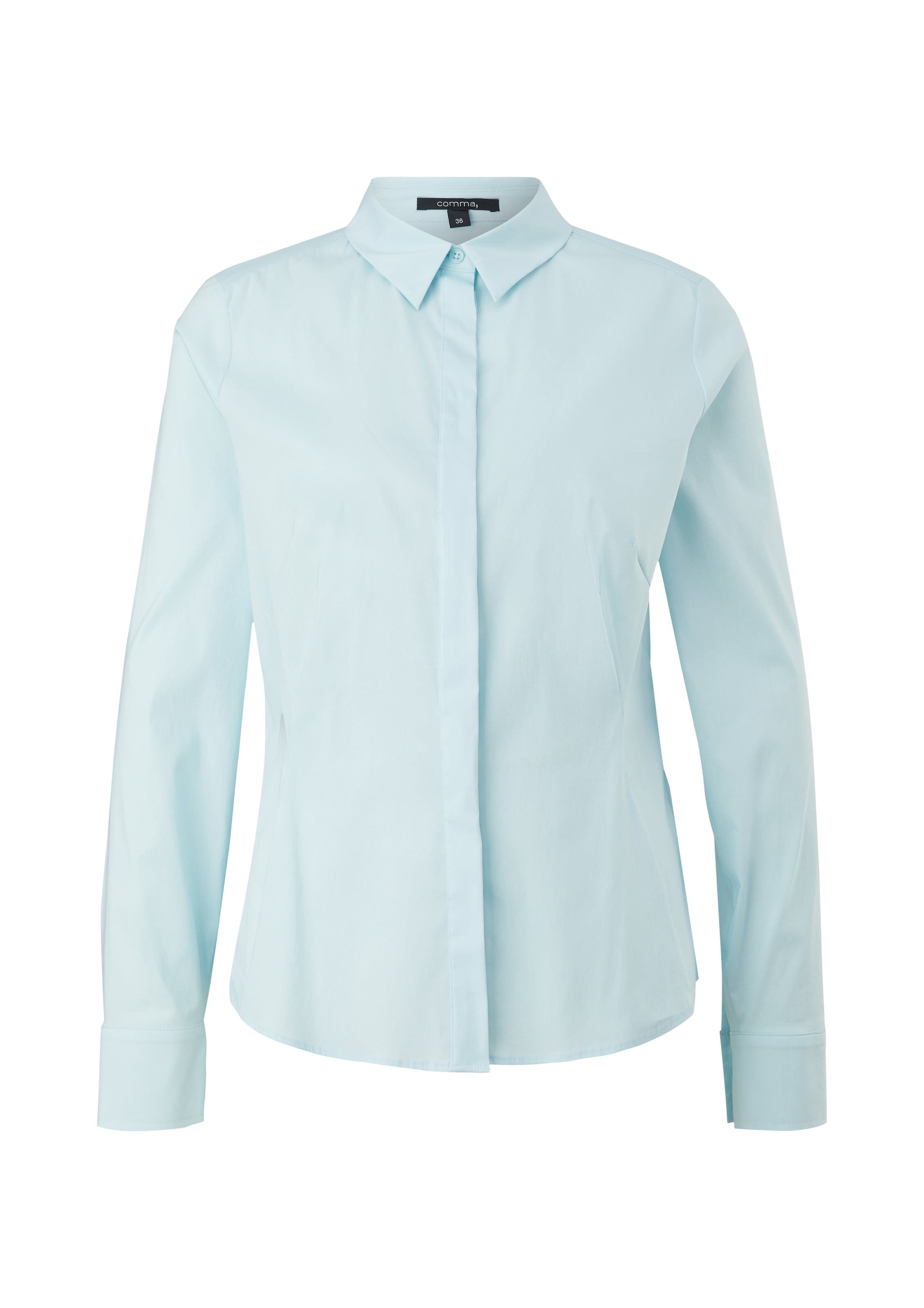 COMMA Blouse in Blauw: voorkant