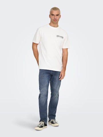 Only & Sons Baggy Jeans 'weft' in Blauw