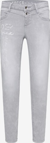 Soccx Slimfit Jeans 'Mira' in Grau: predná strana