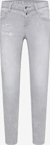 Soccx Slimfit Jeans 'Mira' in Grau: predná strana