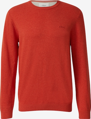 s.Oliver Пуловер в червено: отпред